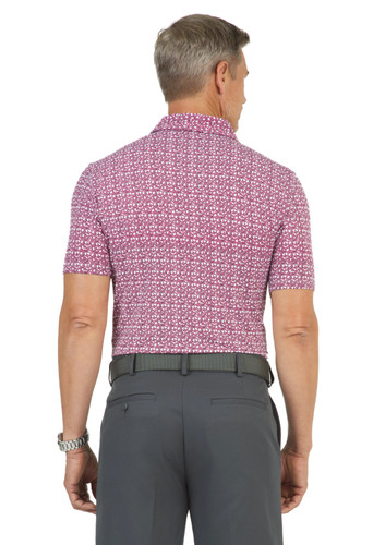 Skull Watermelon Short Sleeve Polo Shirt