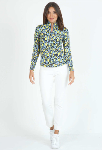Gemma Peri Mock Neck Top