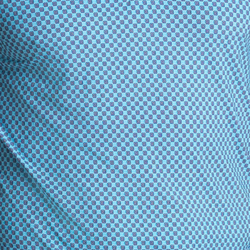 Square Spiral Ink Short Sleeve Polo Shirt
