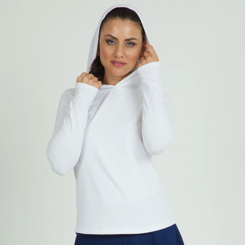 Solid Woman's Long Sleeve Hoody
