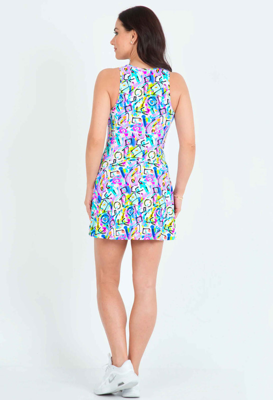 Calli Turquoise Tennis Dress