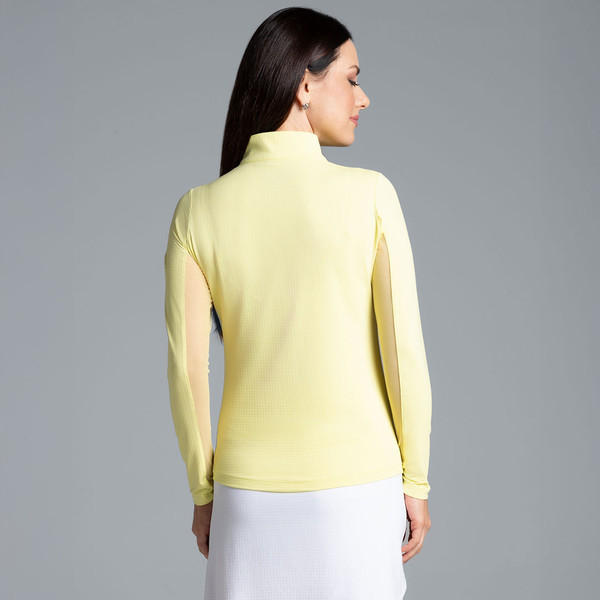 Lucky Charm Butter Print Long Sleeve Mock Neck Top