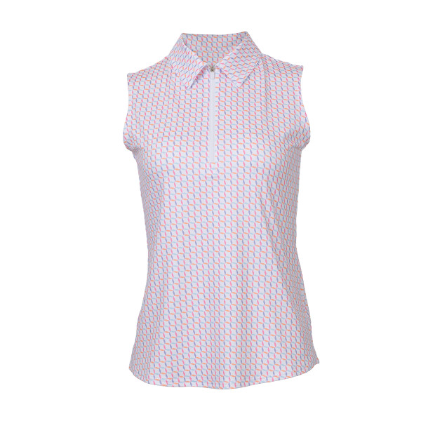 Ribbon Candy Sleeveless Polo