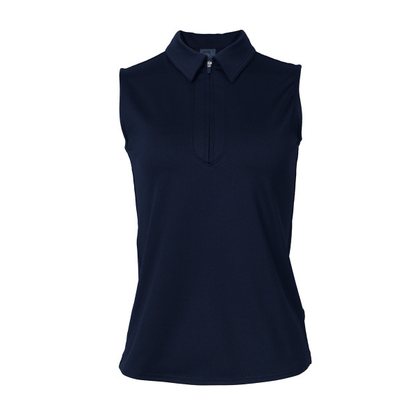 Midnight Navy Sleeveless Polo