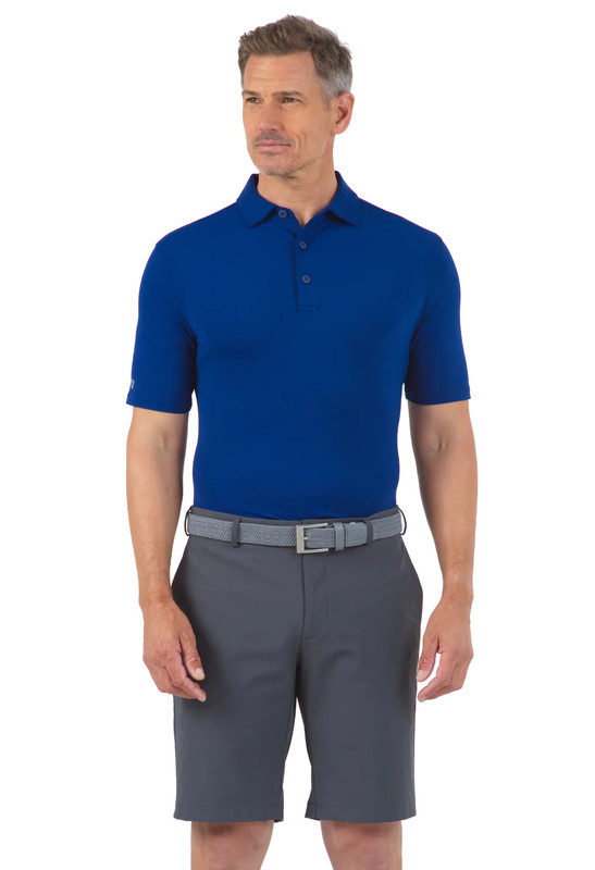 Men's Solid Short Sleeve Polo