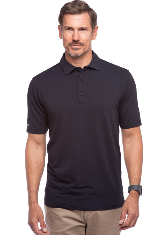 Men's Solid Short Sleeve Polo