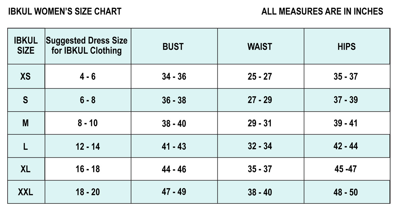 Size charts