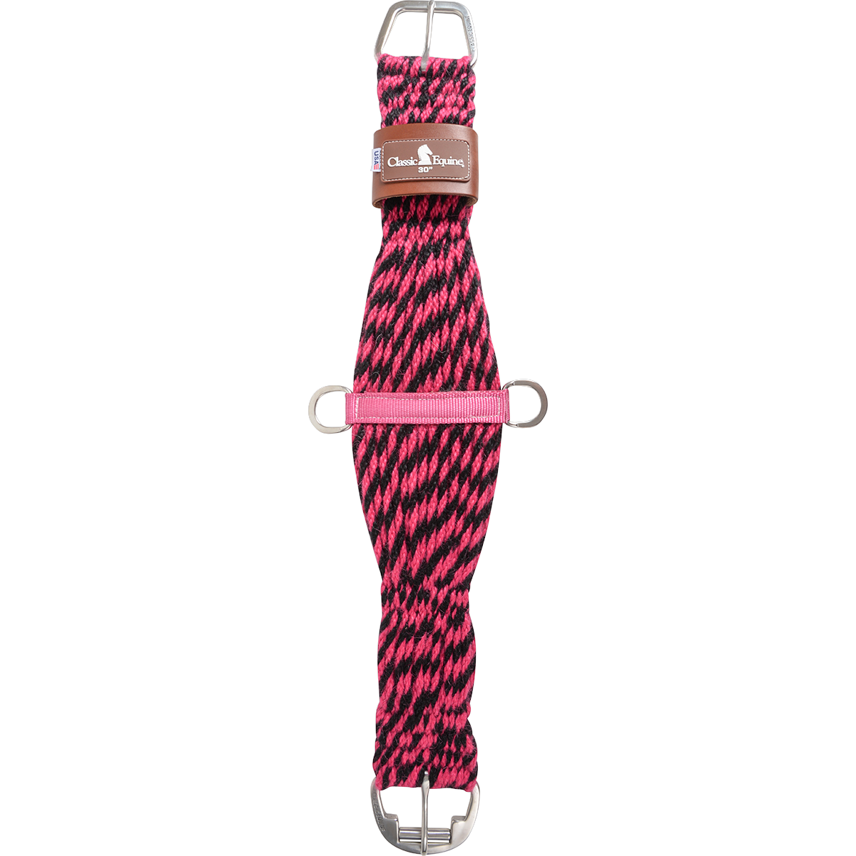 Cinch Droit Vaquero 100% Mohair - Naturel/noir/rose Framboise, Taille 34, Neuf