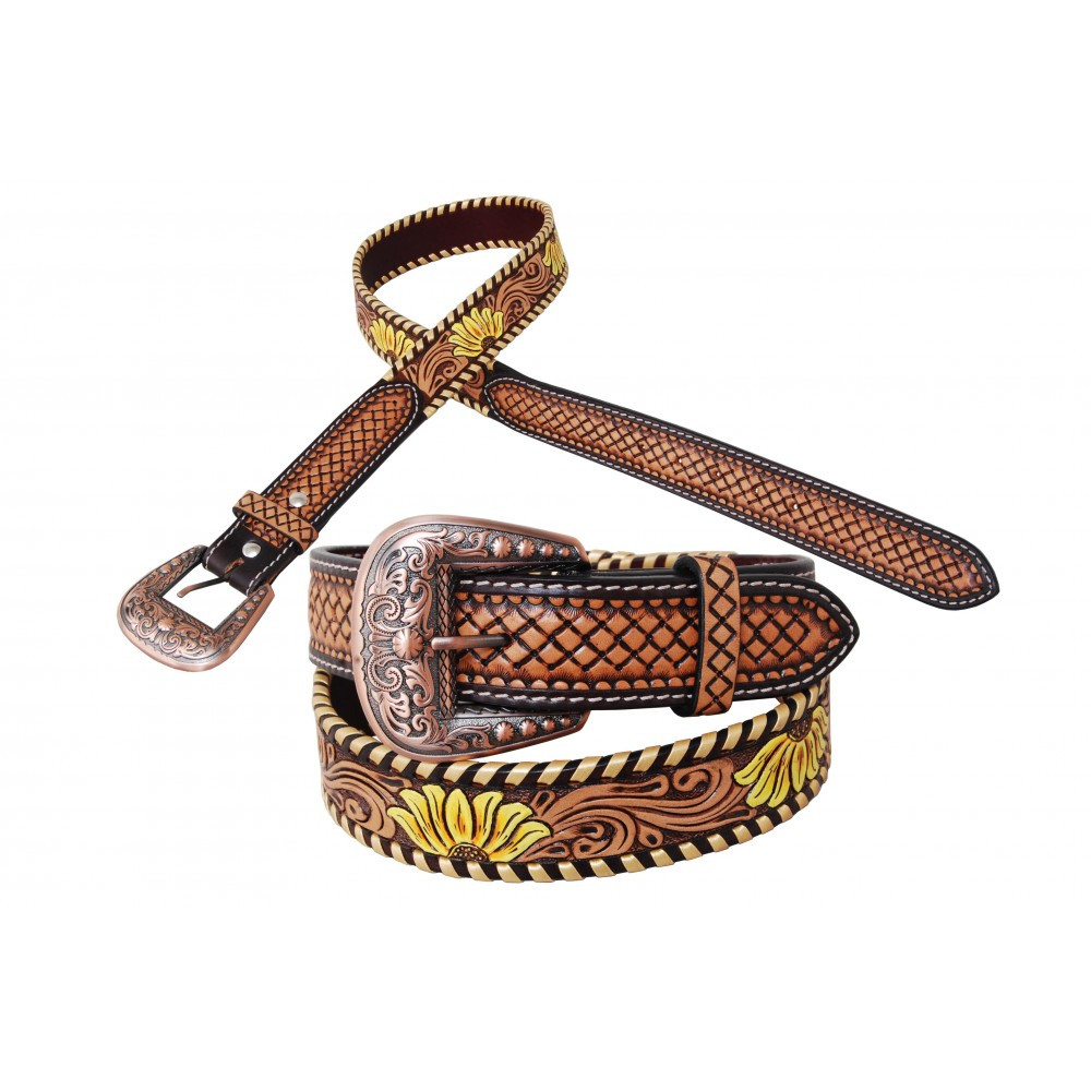 sunflower belt buckle