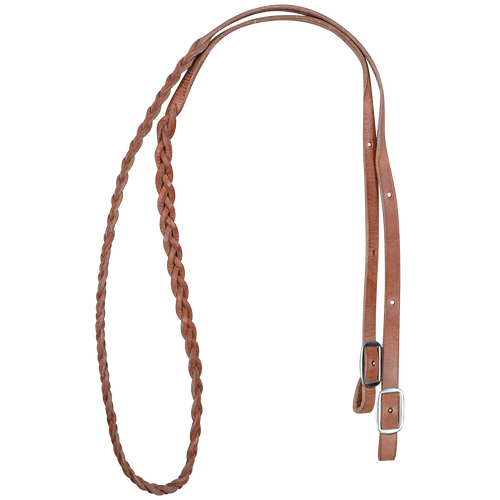 3 Plait Barrel Reins