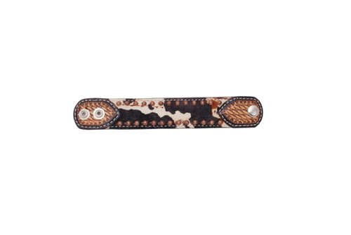 Peppered Print HOH Leather Cuff