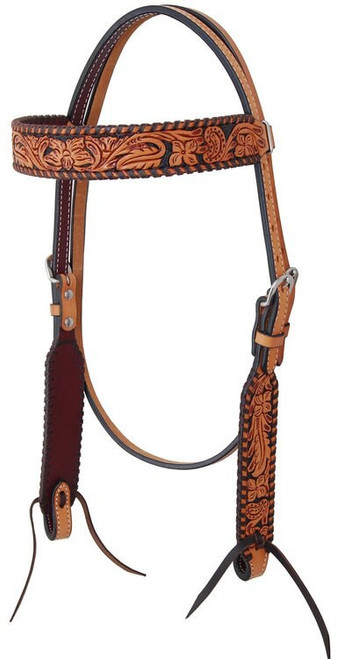 Floral Tooled Headstall
