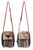 Cowhide w/Leather Buffalo Conceal Carry Cross Body 