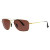 Matte Gold/Brown