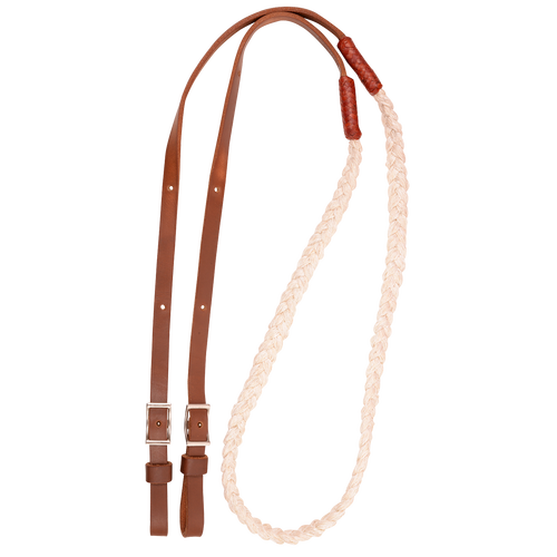 Martin Saddlery Cinturino In Pelle E Corda 2' X 4'' Latigo – Per Cavezza E Training Equitazione – Resistente E Artigianale