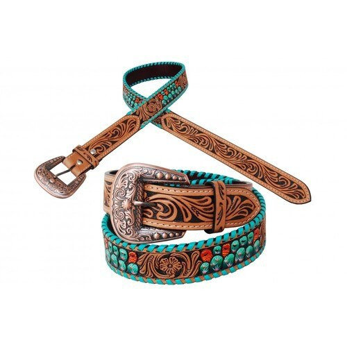 Painted Cactus Belt - Pro Roper Supply