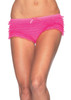 Ladies Ruffle Shorts in Pink