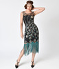 Adult Antoinette Peacock Sequin Flapper Dress