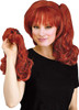Auburn 3 Piece Bob Wig with Clip-on Pontails | Character Wigs | Wigs and Hair Pieces