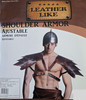 Leatherlike Shoulder Spaulder Armor Brown  | Medieval | Props and Play Weapons