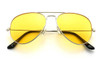 70s Yellow Lens Aviator Sunglasses | Glasses and Sunglasses