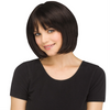 Black 3 Piece Bob Wig with Clip-on Pontails | Character Wigs | Wigs and Hair Pieces