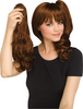 Brown 3 Piece Bob Wig with Clip-on Pontails | Character Wigs | Wigs and Hair Pieces