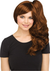 Brown 3 Piece Bob Wig with Clip-on Pontails | Character Wigs | Wigs and Hair Pieces