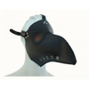Black Leatherlike Plague Doctor Mask | Renaissance Physician Mask