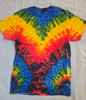 60s Vintage Psychedelic Tie Dye Shirt | Costume Pieces