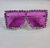 Elton John Style Jeweled Sunglasses Purple | Glasses and Sunglasses