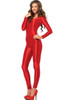 LAST OF | Shiny Red Catsuit | Adult Size Medium (8-10) | Bodysuits & Leotards