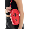 Red Crossbody Coffin Purse | Halloween | Accessories