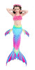Rainbow Mermaid Pink Bikini Set | Mythical | Costume Kits