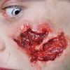 Small Gouge 3D Water Applied FX Transfer | Tinsley | Applications and Prosthetics
