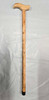 36 Inch Adult Wood Spiral Groove Walking Cane | Props and Play Weapons