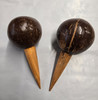 Coconut Maracas Wooden Rumba Shakers | Hawaiian Luau | Accessories