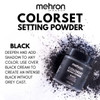 Colorset Setting Powder Black | Mehron | Professional Theatrical Makeup