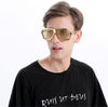 Gold Shutter Glasses | 80s | Novelty Costume Eyewear