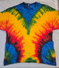 60s Vintage Psychedelic Tie Dye Shirt Plus Size | Costume Pieces