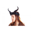 Floral Horned Headpiece Black | Hats and Headpieces