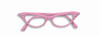 Pink 50s Rhinestone Cat Eye Glasses