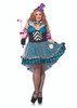 Manic Mad Hatter-ess Costume - Plus Size