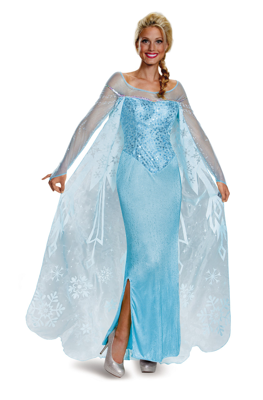 Frozen Elsa Prestige Plus Size Costume Frozen Womens Costumes