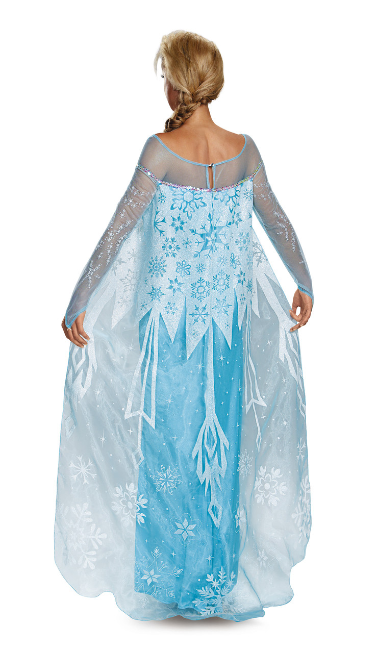 Frozen Elsa Coronation Dress Adult Costume with Cape – Cosplayrr