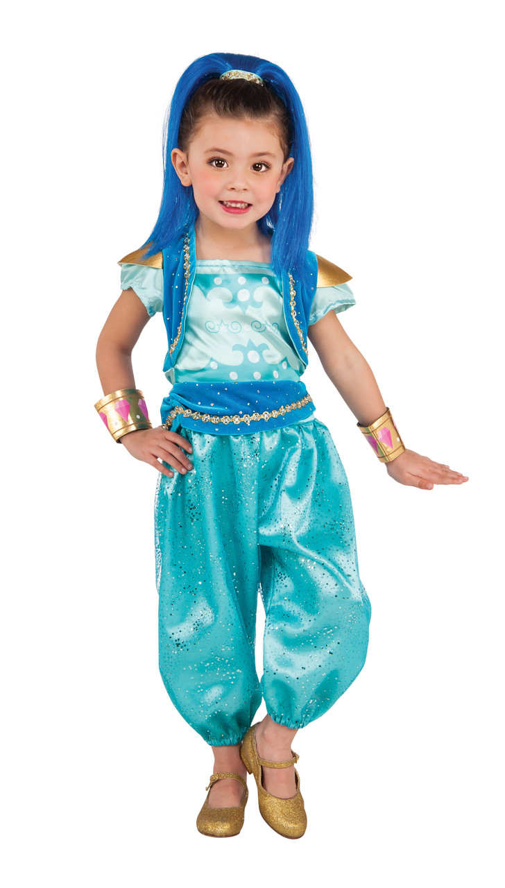 Toddler's Shine - Shimmer and Shine Genie Costume - The Costume Shoppe