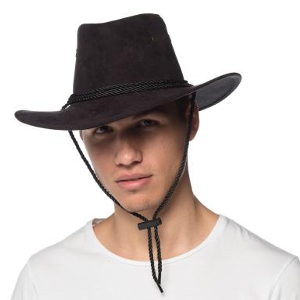 Cowboy hat with string Clearance