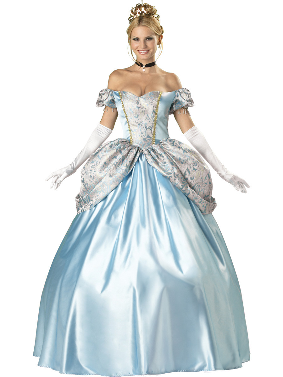 Cinderella Classic Blue Enchanting Princess Costume Cinderella Womens Costumes