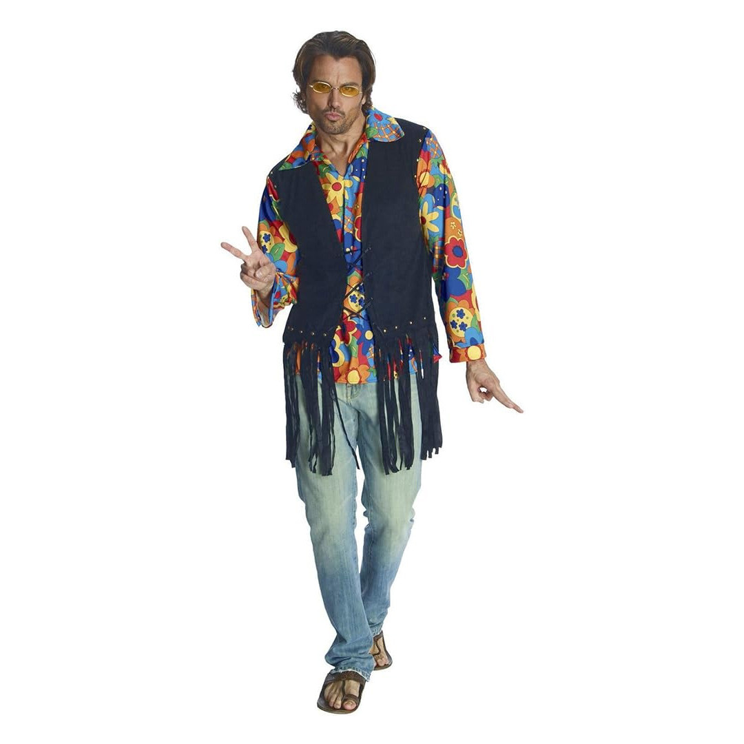 60s Flower Power Hippie Festival Costume 1960s Mens Costumes