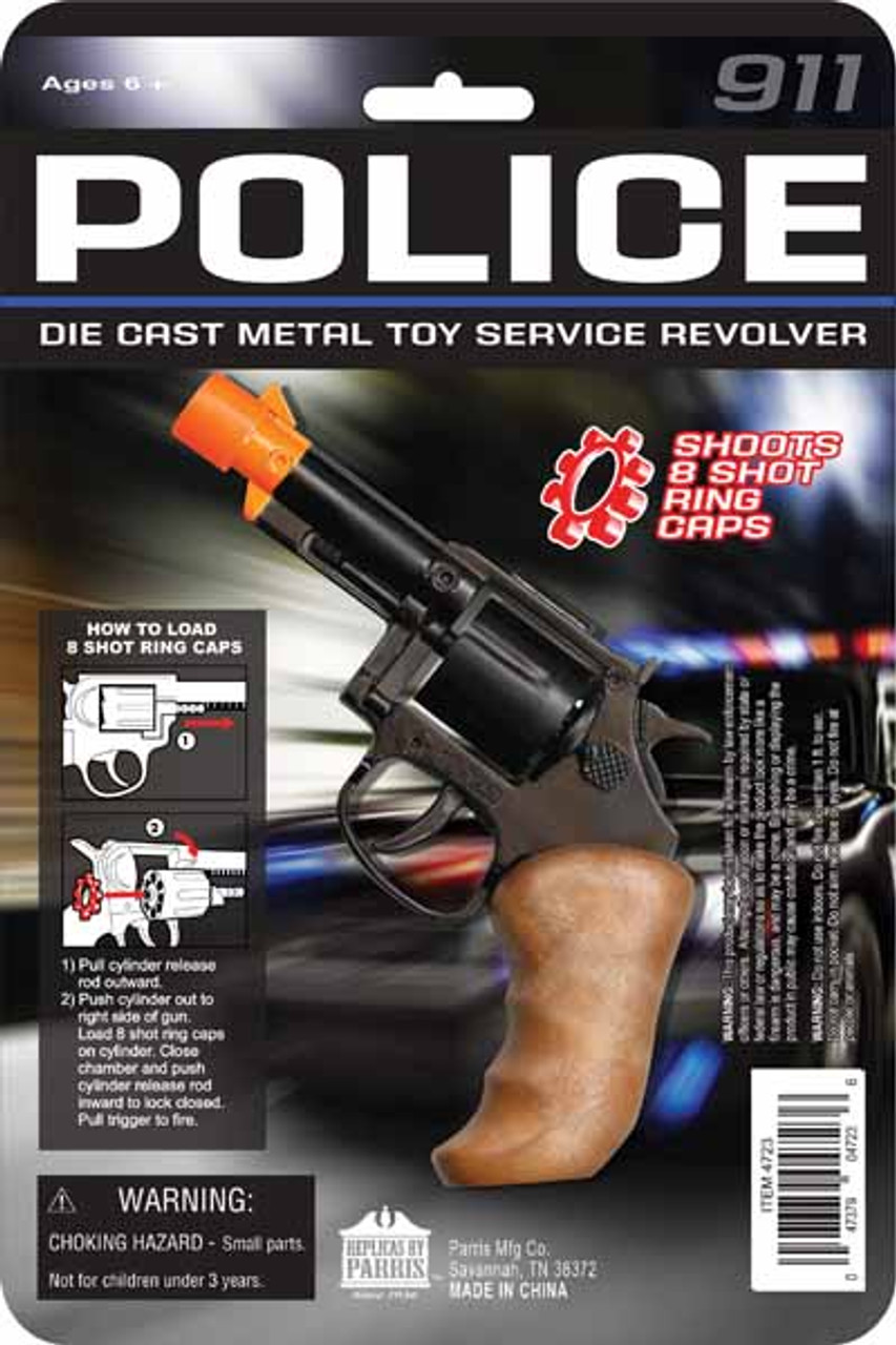 Police Pistol | Cap Gun | Props & Play Weapons - The Costume Shoppe